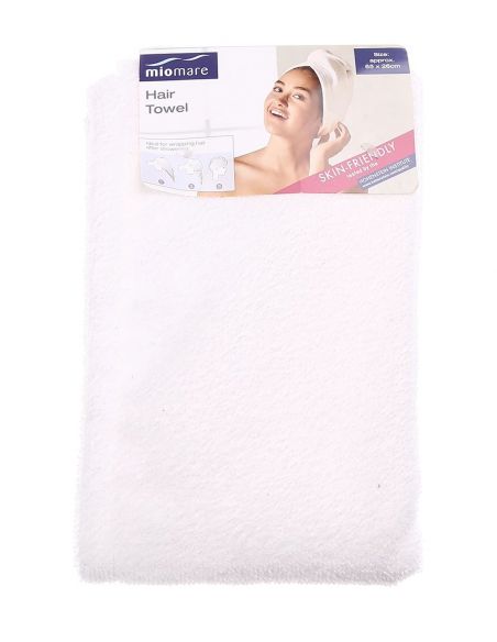 Towel Chalma, Turban for drying hair Miomare microfiber buy in online store