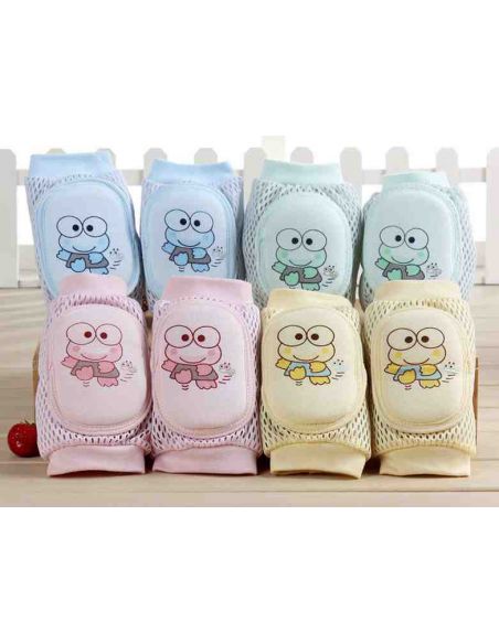 Knee pads with soft oval insert mesh - frog buy in online store