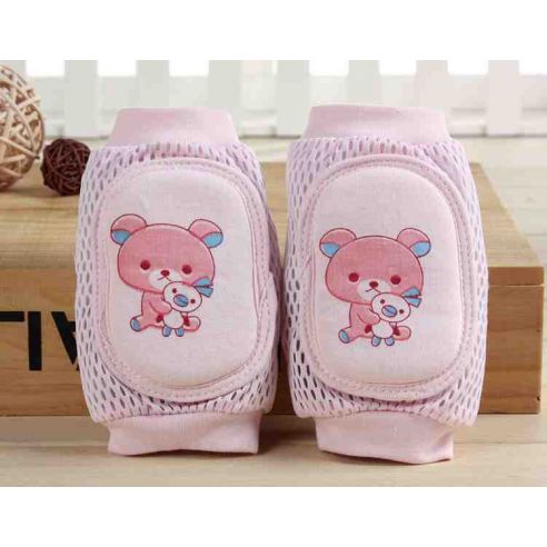 Knee pads with soft oval insert mesh - Bear with toy buy in online store