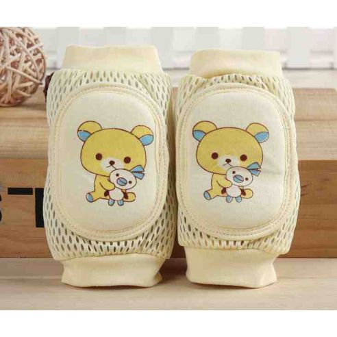 Knee pads with soft oval insert mesh - Bear with toy buy in online store