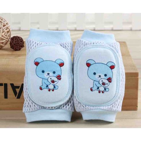Knee pads with soft oval insert mesh - Bear with toy buy in online store