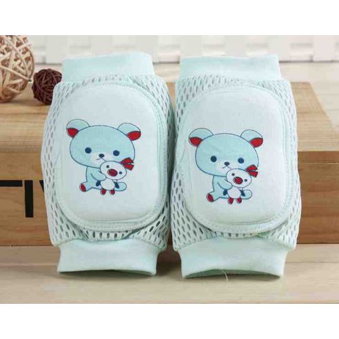 Knee pads with soft oval insert mesh - Bear with toy buy in online store