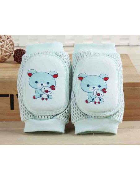 Knee pads with soft oval insert mesh - Bear with toy buy in online store