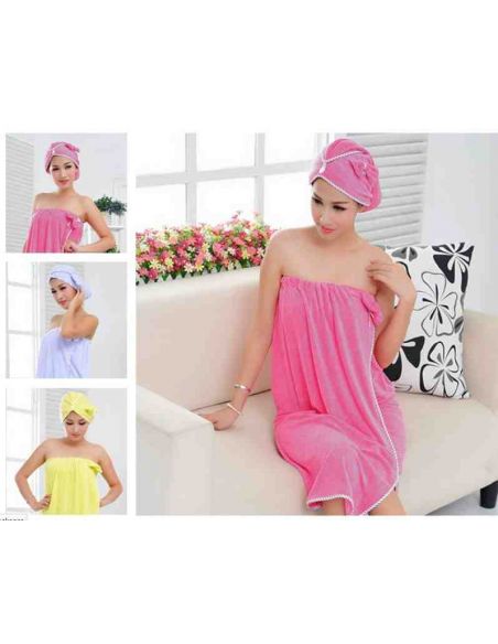 Bath Women's Kit Bamboo (Towel Sarafan and Chalma) buy in online store