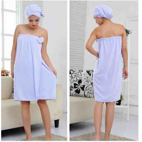 Bath Women's Kit Bamboo (Towel Sarafan and Chalma) buy in online store