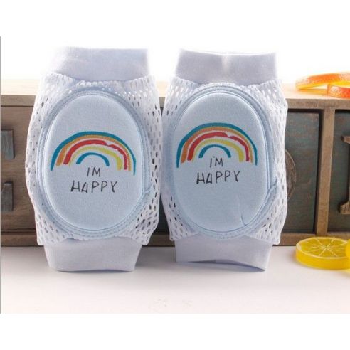 Knee pads with soft oval insert mesh - rainbow buy in online store