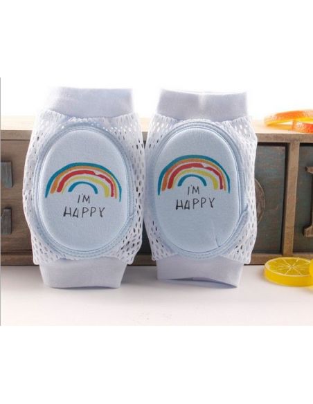 Knee pads with soft oval insert mesh - rainbow buy in online store