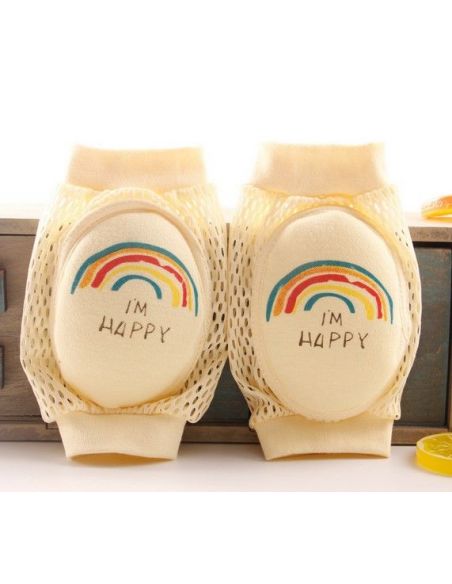 Knee pads with soft oval insert mesh - rainbow buy in online store