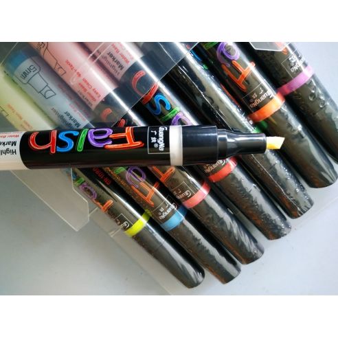 Cretaceous markers on water based Flaish 8pcs - 5mm (beveled edge) buy in online store