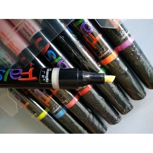 Cretaceous markers on water based Flaish 8pcs - 5mm (beveled edge) buy in online store