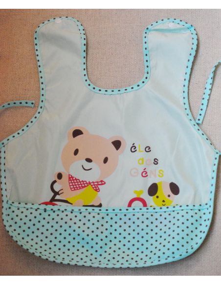 Cotton Aluminum Apron With Pocket - Blue Bear buy in online store