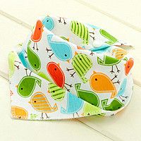 Whirl, bib, araphak on button - birds buy in online store