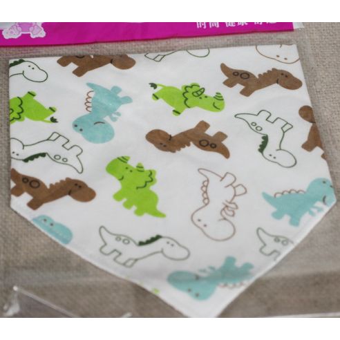 Slotman, bib, araphak on the button - dinosaurs buy in online store