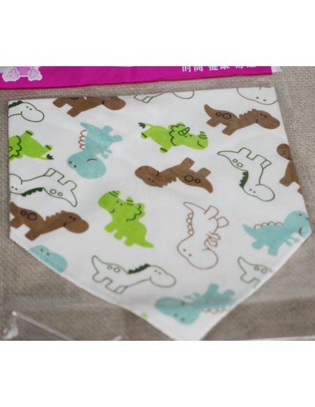 Slotman, bib, araphak on the button - dinosaurs buy in online store