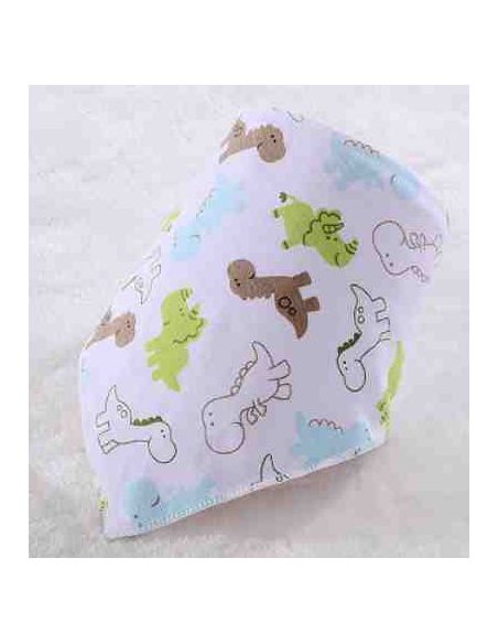 Slotman, bib, araphak on the button - dinosaurs buy in online store