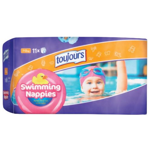 Panties-diapers for swimming Toujours Swimming Nappies Size (7-11 kg), 11 pcs buy in online store