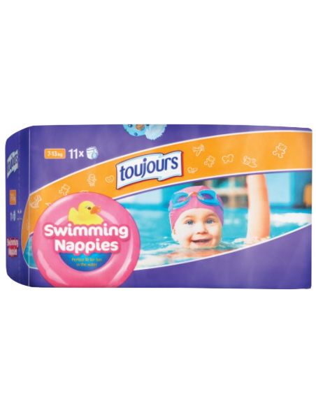 Panties-diapers for swimming Toujours Swimming Nappies Size (7-11 kg), 11 pcs buy in online store