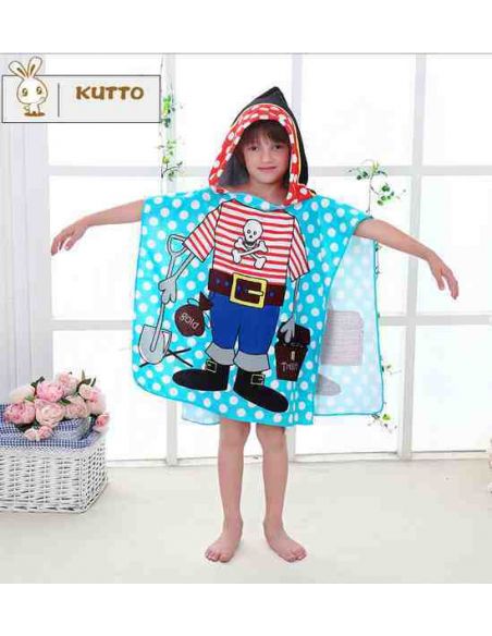 Beach Towel Poncho - Pirate buy in online store Beach Towel Poncho - Pirate buy in online store