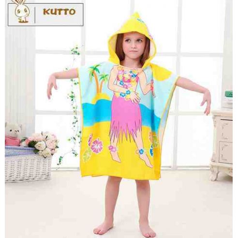 Beach Towel Poncho - Girl buy in online store