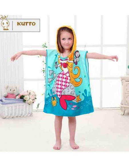 Beach Towel Poncho - Mermaid buy in online store Beach Towel Poncho - Mermaid buy in online store