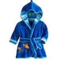 Children's robe from a thick plush - Fish 120 Size buy in online store