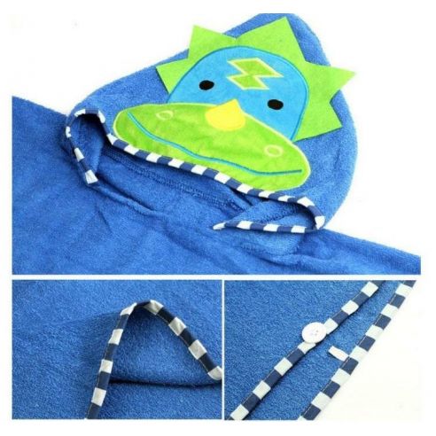 Children's Towel Cape Poncho (Analog Skip Hop) Hooded - Dinosaur 70 * 140cm buy in online store
