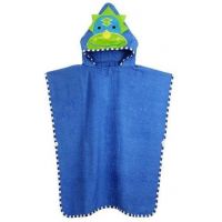 Children's Towel Cape Poncho (Analog Skip Hop) Hooded - Dinosaur 70 * 140cm buy in online store