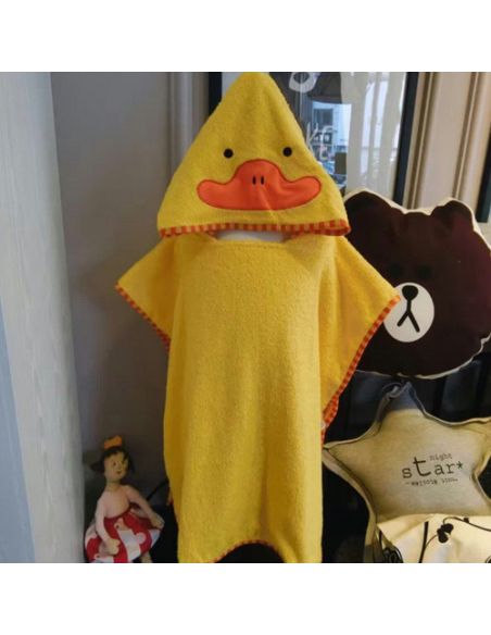 Children's Towel Cape Poncho (Analog Skip Hop) Hooded - Duck 70 * 140 buy in online store Children's Towel Cape Poncho (Analog Skip Hop) Hooded - Duck 70 * 140 buy in online store