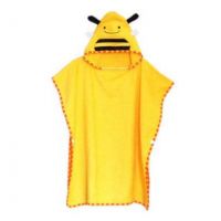 Children's Towel Cape Poncho (Analog Skip Hop) Hooded - Bee 70 * 140 buy in online store