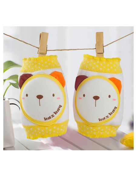 Knee pads with soft round bunch of bear with ears buy in online store