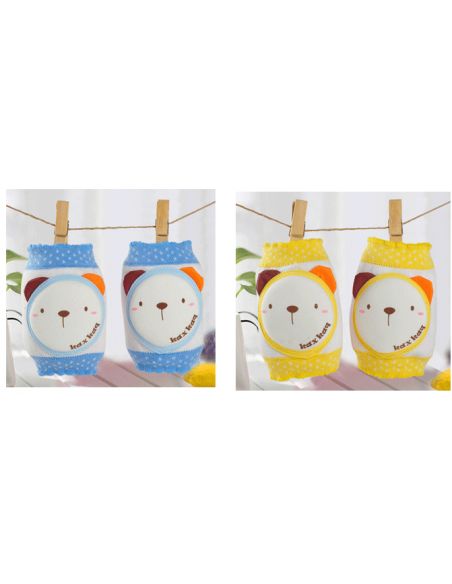 Knee pads with soft round bunch of bear with ears buy in online store