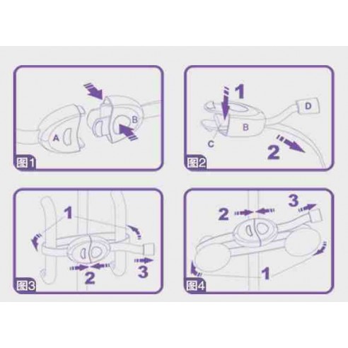 Flexible Lock on Fabe Box Handles - Packaging 2pcs buy in online store