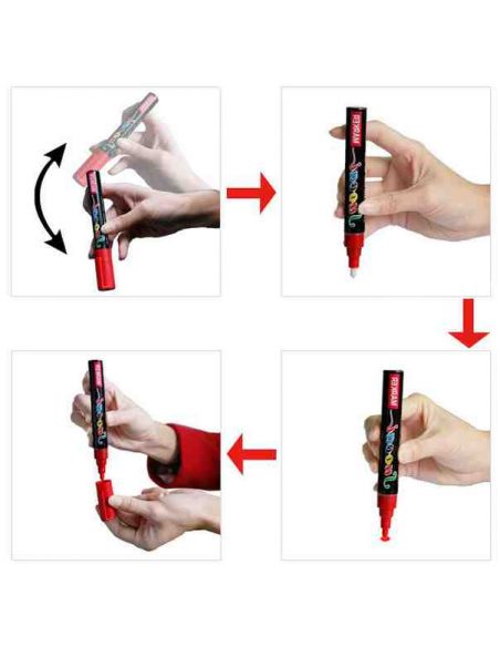 Clear marker on water based Popart 6mm buy in online store