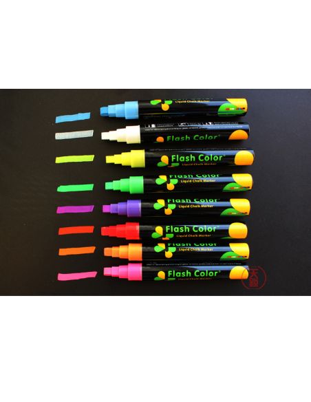Mernel marker on water based Flash Color 6mm - Set of 8 colors buy in online store Mernel marker on water based Flash Color 6mm - Set of 8 colors buy in online store