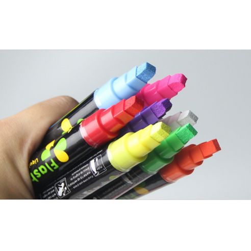 Mernel marker on water based Flash Color 6mm - Set of 8 colors buy in online store