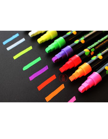 Mernel marker on water based Flash Color 6mm - Set of 8 colors buy in online store Mernel marker on water based Flash Color 6mm - Set of 8 colors buy in online store