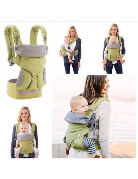 Backpack Ergobaby Carrier 360 Four Position Green buy in online store Backpack Ergobaby Carrier 360 Four Position Green buy in online store