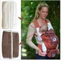 Pads for sucking on straps to backpacks Ergobaby brown on velcro, original buy in online store 2
