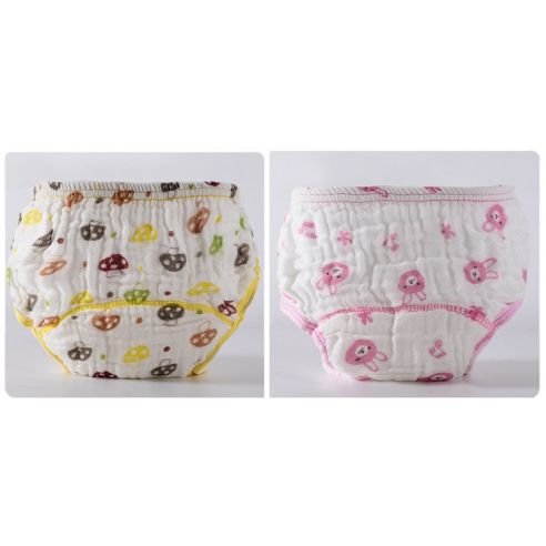 Training panties made of muslin gauze and waterproof membrane - size m buy in online store
