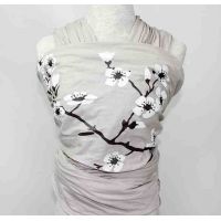 GourdBaby - knitted, stretching sling scarf 100% cotton flowers buy in online store 2