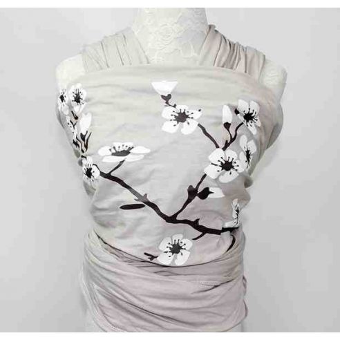 GourdBaby - knitted, stretching sling scarf 100% cotton flowers buy in online store