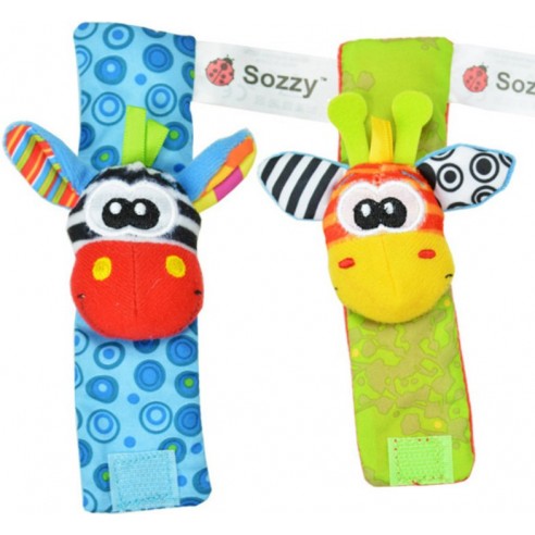 Educational rattles on SOZZY handles buy in online store