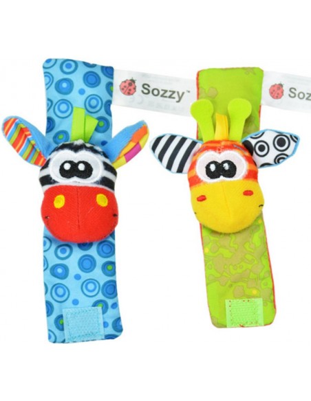 Educational rattles on SOZZY handles buy in online store