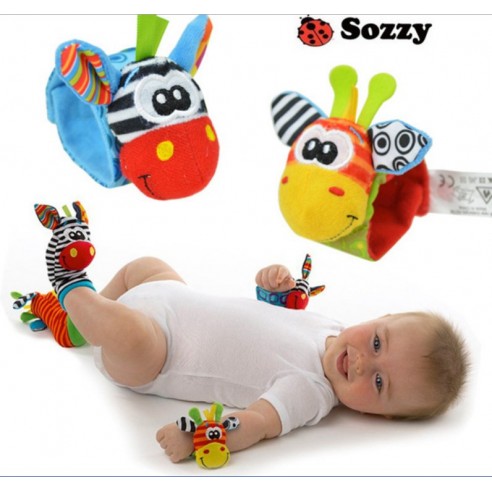 Educational rattles on SOZZY handles buy in online store