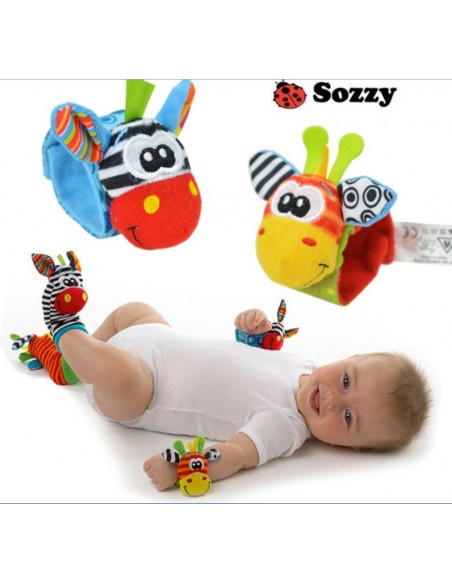 Educational rattles on SOZZY handles buy in online store