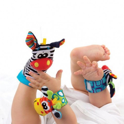 Educational rattles on the legs of the company Sozzy buy in online store