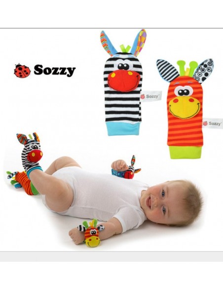 Educational rattles on the legs of the company Sozzy buy in online store