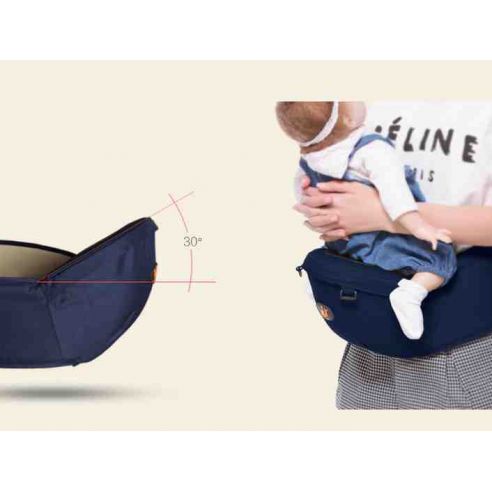 Children carrying - Hipsit without backing Gray flowers buy in online store