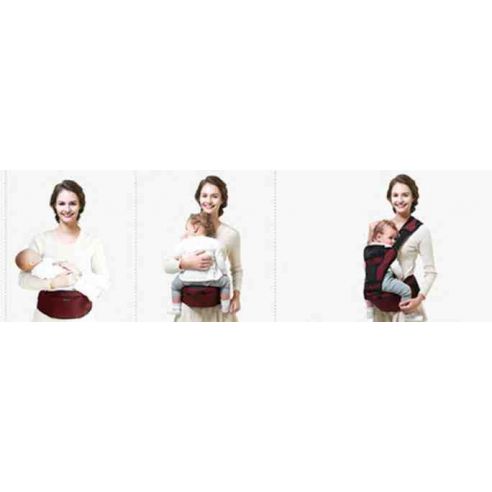 Children carrying - Hipsit without backing Gray flowers buy in online store