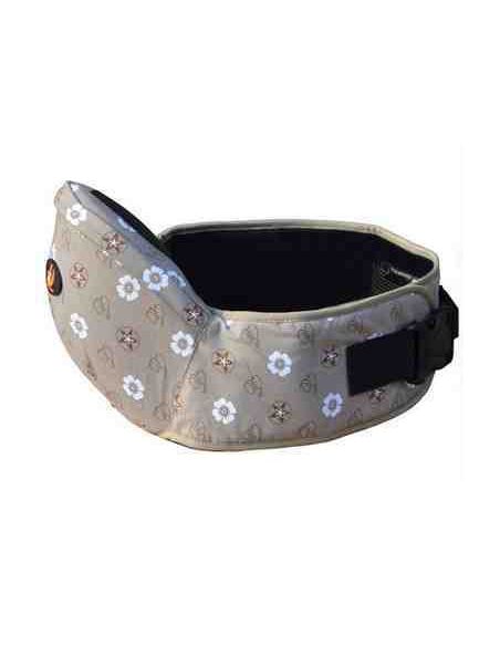 Children carrying - Hipsit without backing Gray flowers buy in online store